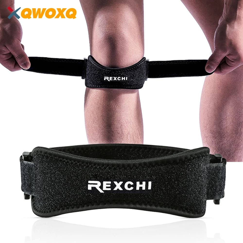 1 pz knee pad adjustable relief knee pain stabilizer rotuleo support for hiking football basketball racing sports fitness