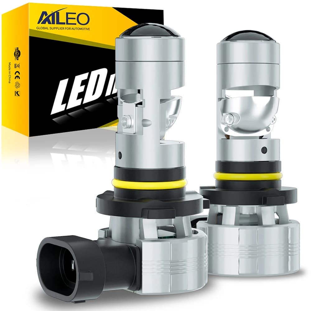 AILEO 2PCS H7 LED Super Mini Proiettore Len H11 H8 H9 9005 9006 HB3 HB4 6500K Canbus RHD LHD Auto LED Lampadina H4 Hi/Lo Fascio 12V 24V