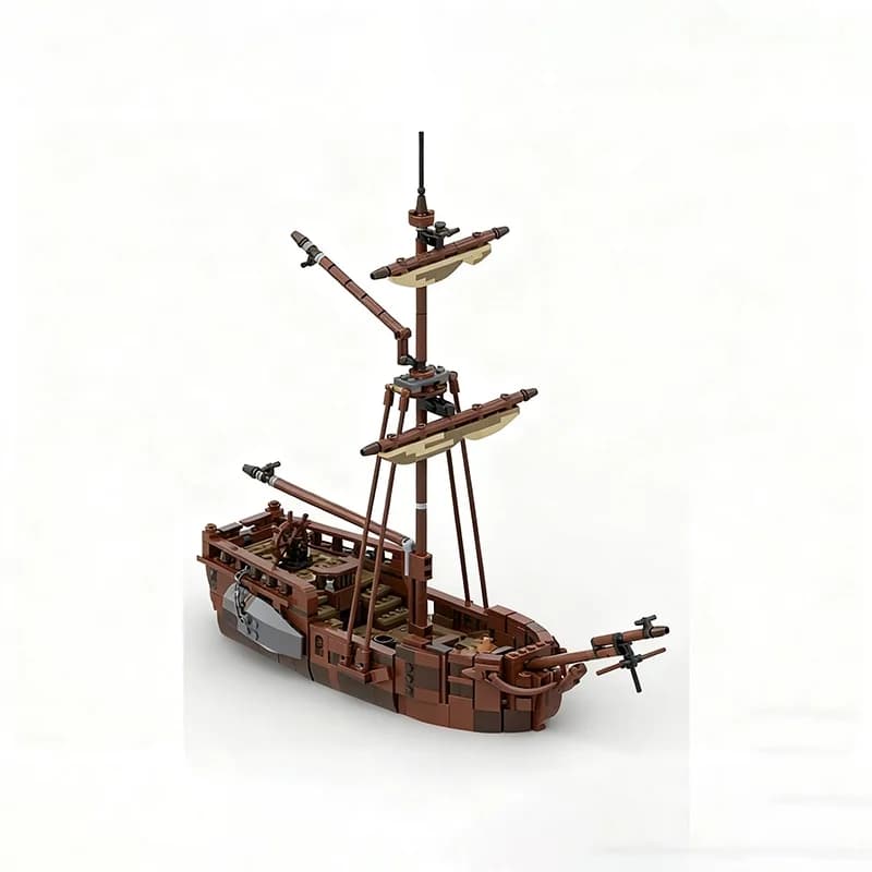910pcs MOC TPS Dying Gull Pirates Disnay Pirates Model Building Blocks Toy Christmas Gifts Construction Education Art Display