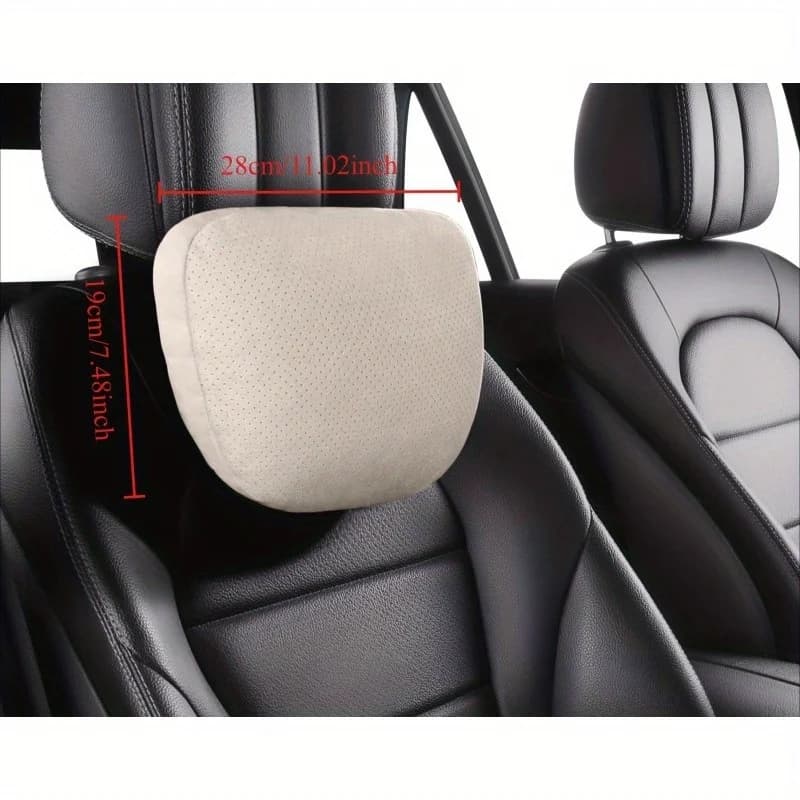 Car interior accessories set: seat back cushion, seat cushion, chair cushion and comfortable travel neck cushion