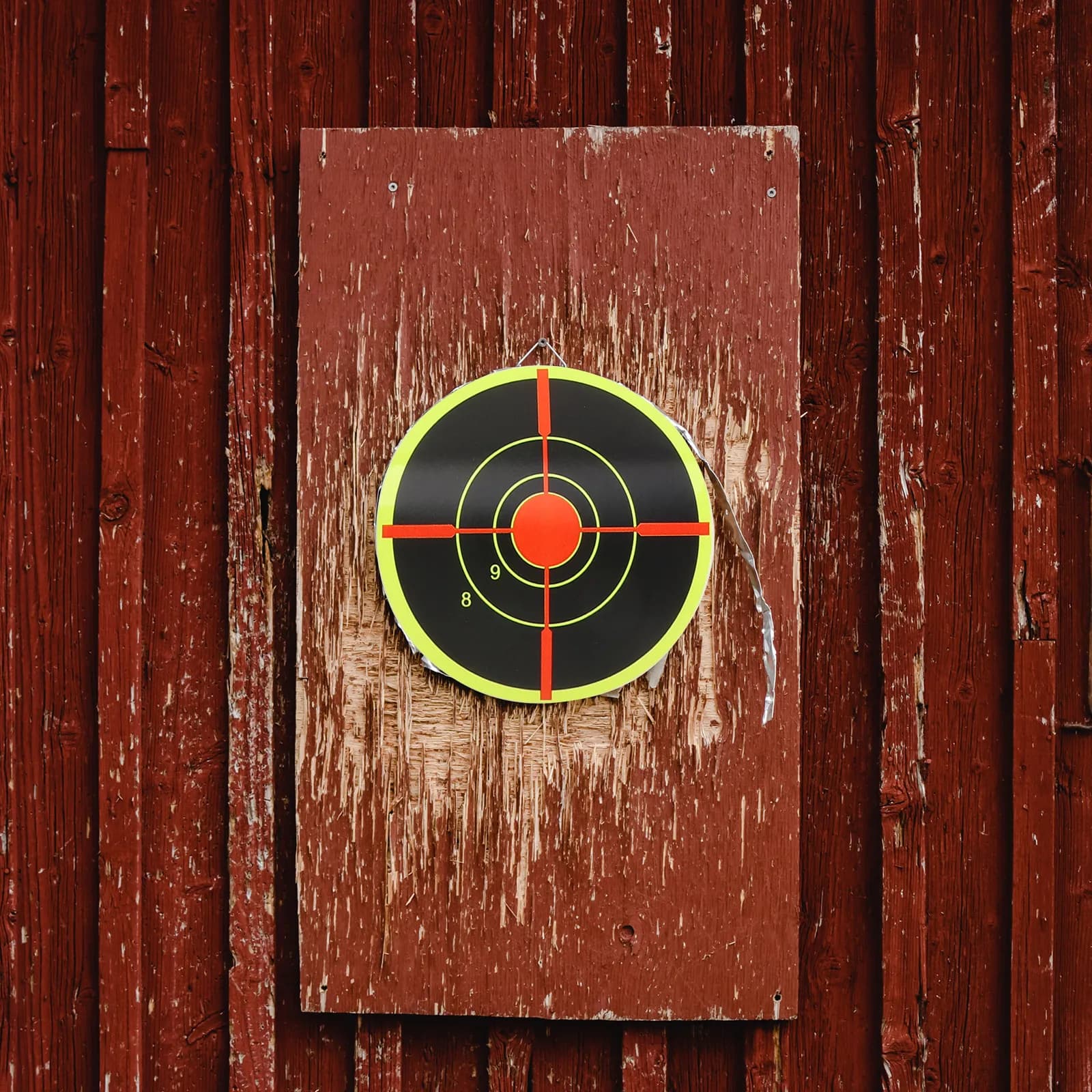 Etichette Adesive Fluorescenti Rotonde Premium per Tiro con l'Arco, Addestramento all'Aperto, Decalcomanie Sportive Portatili e Compatte