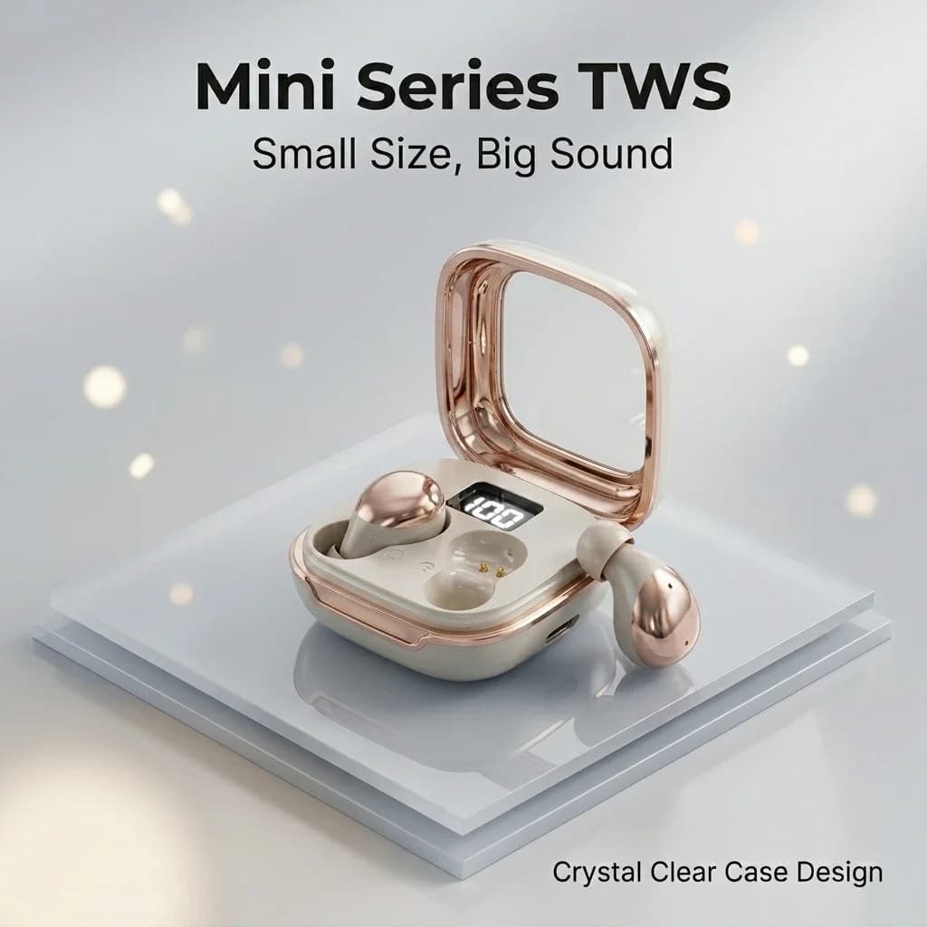 Y8 Wireless Bluetooth Earphone LED Display TWS Earphones ENC Headset Sport Game Earbuds Mini Compact Headphones With Mic