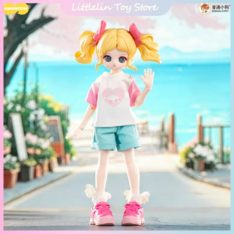 Nuovo Simontoys & Normal Puppy Running Little Tao - Action Figure da Collezione 1/12 con Articolazioni, Giocattolo Trendy, Ornamento, Regalo