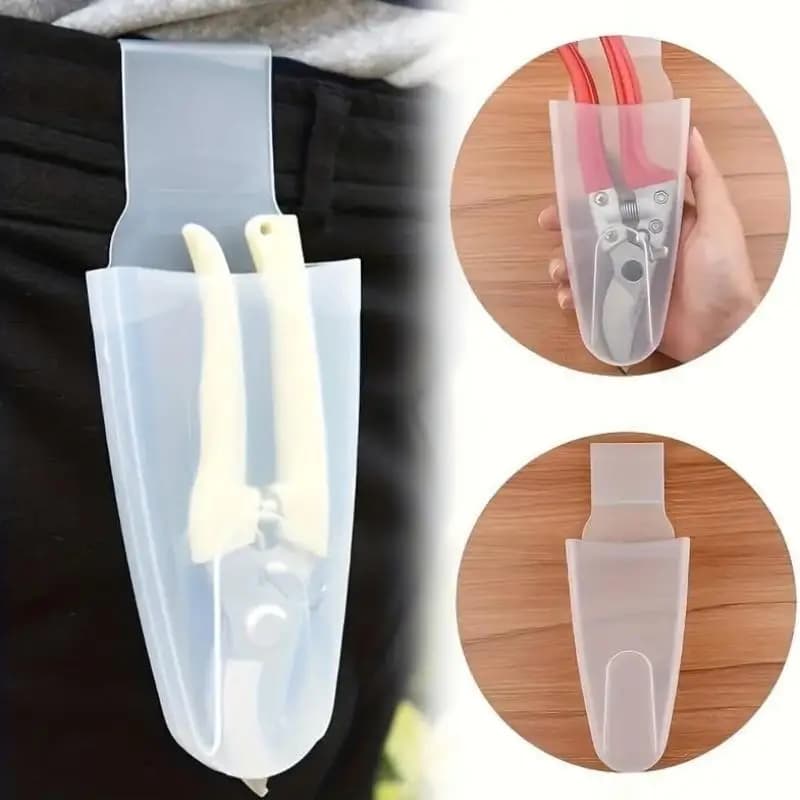 Transparent Plastic Scissors Bag, Protective Cover for Garden Tools, for Power Scissors and Garden Grips