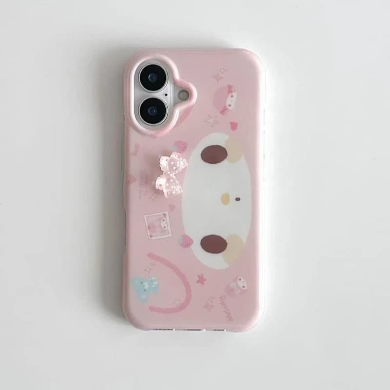 Cover Protettiva per Telefono Anime My Melody per iPhone 16 13 12 15 Pro Max 14 Plus, Custodia in Silicone, Regalo per Ragazze