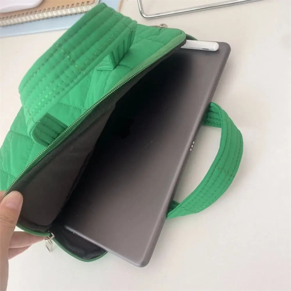 Custodia protettiva per laptop impermeabile in morbido cotone Custodia protettiva per laptop portatile Borsa per notebook gonfia anticaduta per Ipad MacBook Lenovo Hp
