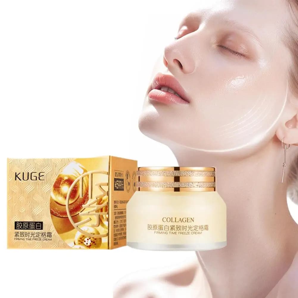 Collagen Double Revitalizing Cream For Face Hydrating Cream Scratching and Lifting Cream Reparator Anti-wrinkles Korean Skin Care