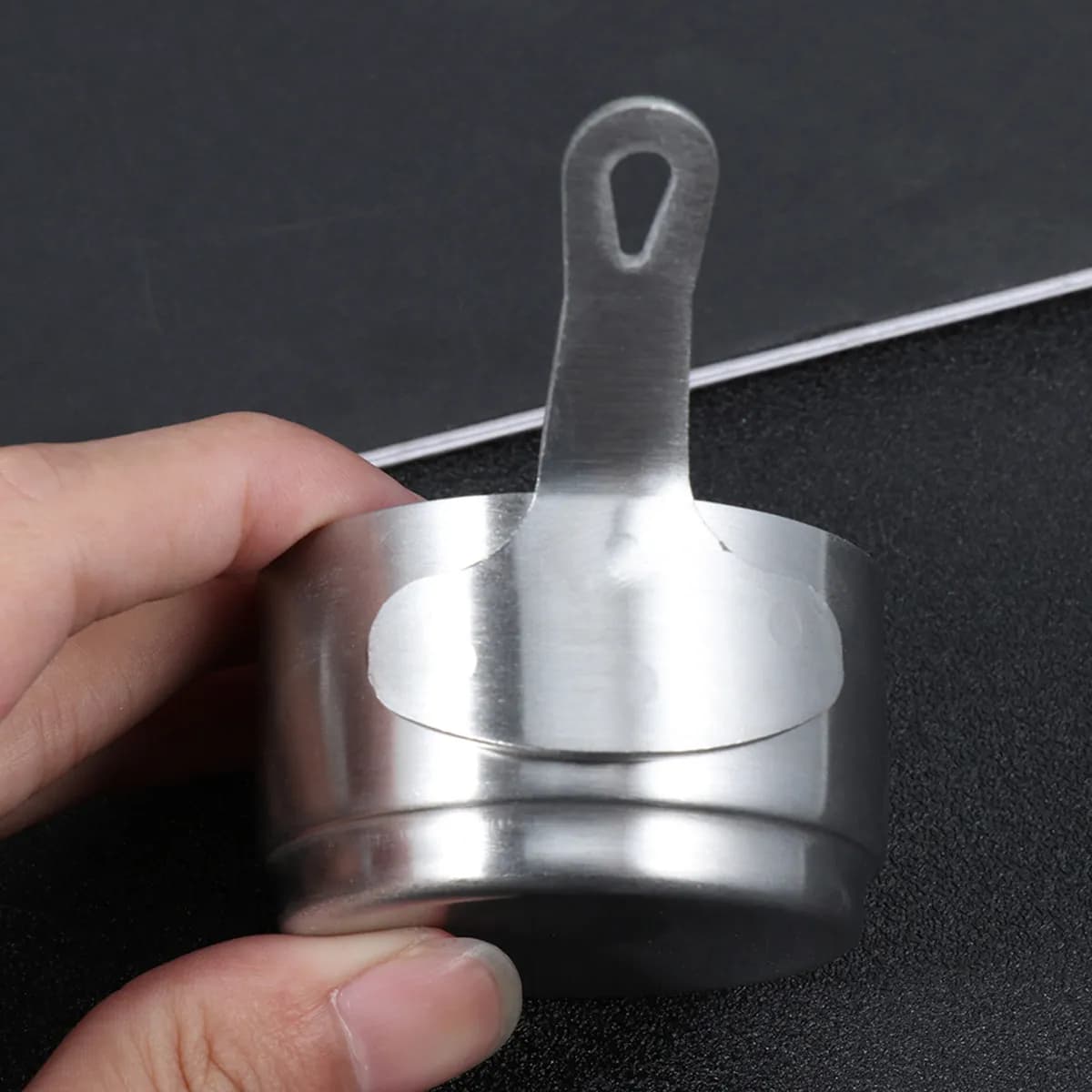 1 Pezzo Mini Pentola in Acciaio Inossidabile Taglia S Antiaderente, Pentola per Latte con Manico Antiruggine, Pentola per Cucinare e Friggere, Pentola per Zuppa
