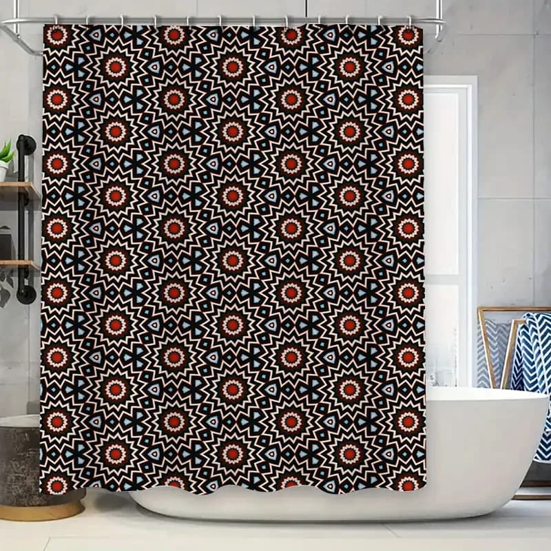 Tenda da doccia con foto personalizzate Nome e data personalizzati, colori pastello moderni per l'arredamento del bagno