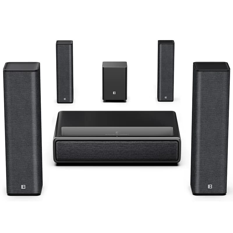 2025Flyin M1 5000 Lumen 3DAndroid Proiettore Home Theater a ottica ultra corta Schermo da 300 pollici TV laser portatile Proyector 1080p US