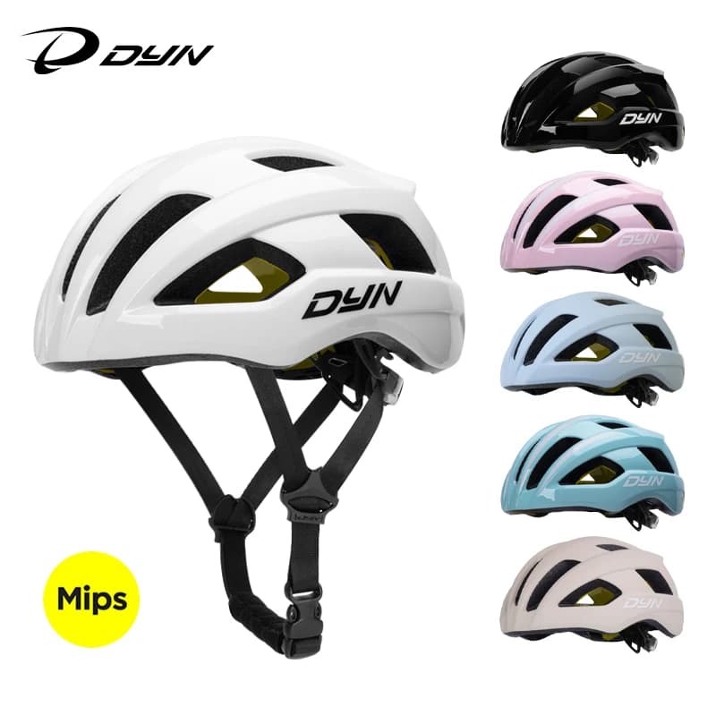 DYN Cycling Helmet with MIPS Protection System, MTB Safety Helmet and Road Bike, Adjustable in Four Sizes for Men and Women