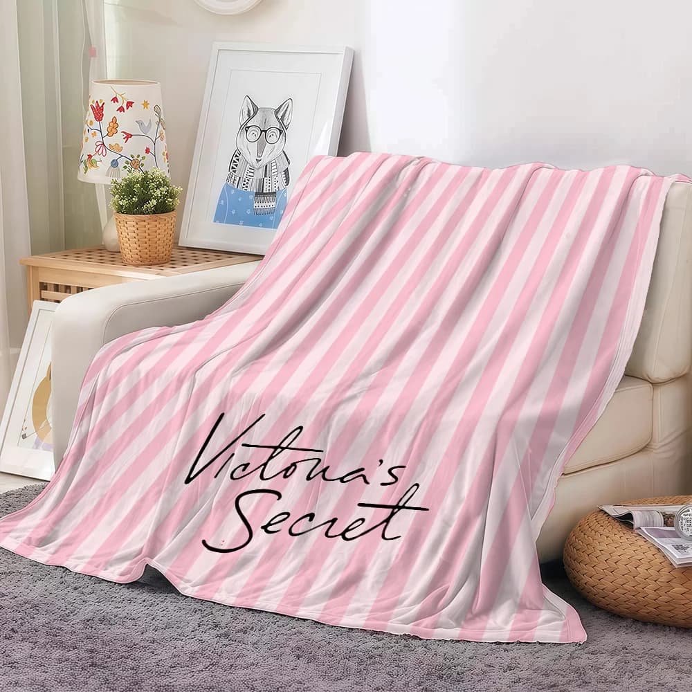 Fantastica coperta V-Victoria's S-Secret calda e morbida adatta per camera da letto, soggiorno, divano letto, ufficio, viaggi, campeggio
