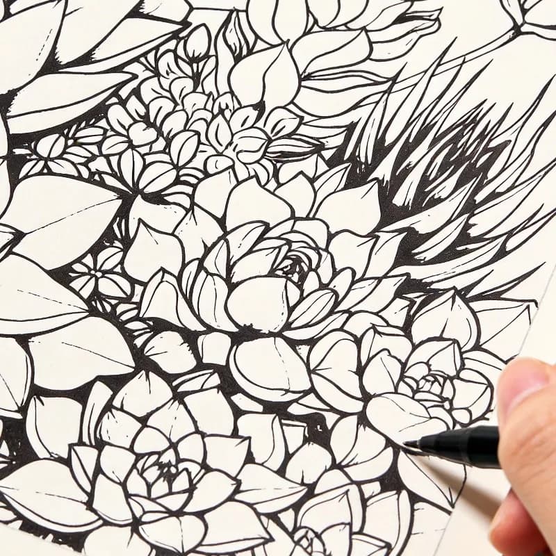 A Sketchbook for Adults To Relax and Unwind, Featuring Urban Streetscapes, Zen Inspired Flowers, And Abstract Graffiti Themes