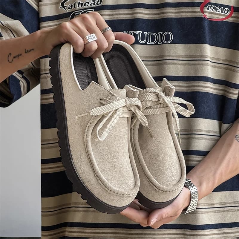 Mocassini da Uomo alla Moda in Camoscio, Scarpe Casual da Uomo, 4 Colori, Traspiranti, Leggere, Comode per Camminare, Scarpe Pigre