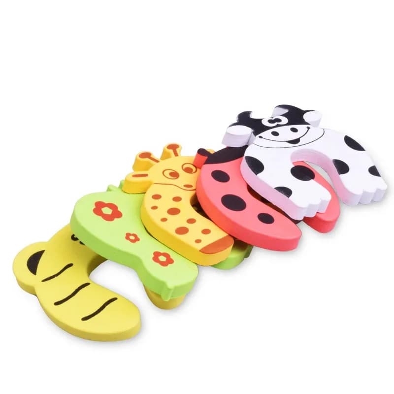 Baby Safety For Newborn Furniture Protection Card Door Stopper Security Cute Animal Care Child Lock Finger Protector