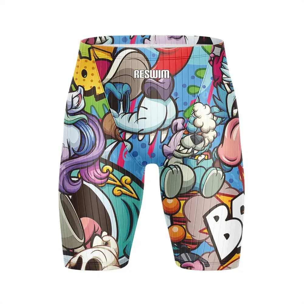 Nuovi Costumi da Bagno da Uomo: Jammer, Pantaloncini da Nuoto, Pantaloncini Aderenti da Spiaggia, Abbigliamento Sportivo per Allenamento, Pantaloni da Corsa e Surf