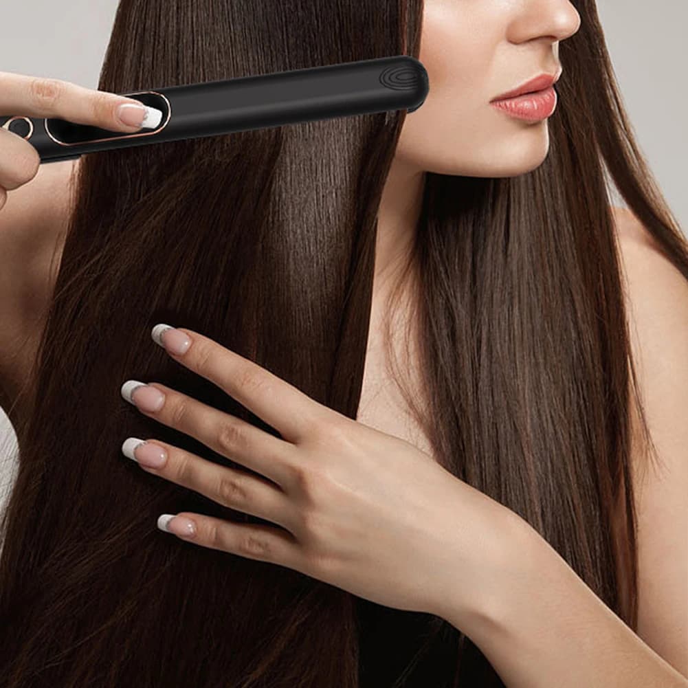 Multi styling hair plate triode 2 in 1, versatile styling tool, portable curler, time saving, hair risucchetti