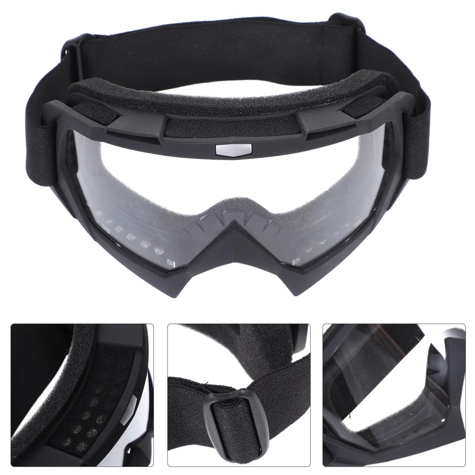 1Pcs Premium Ski Goggles Wind-Proof Sand-Proof Anti-Glare Uv -Resistant Lightweight Portable for Skiing