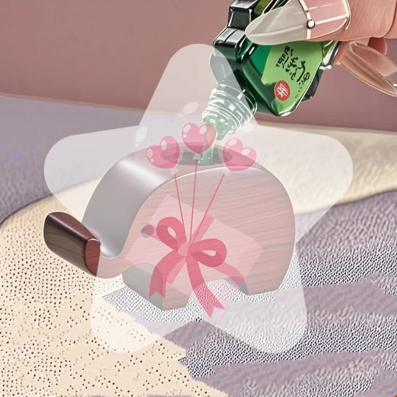 Wooden Elephant Perfume Diffuser Handmade Craft for a Cozy and Fragrant Home Experience