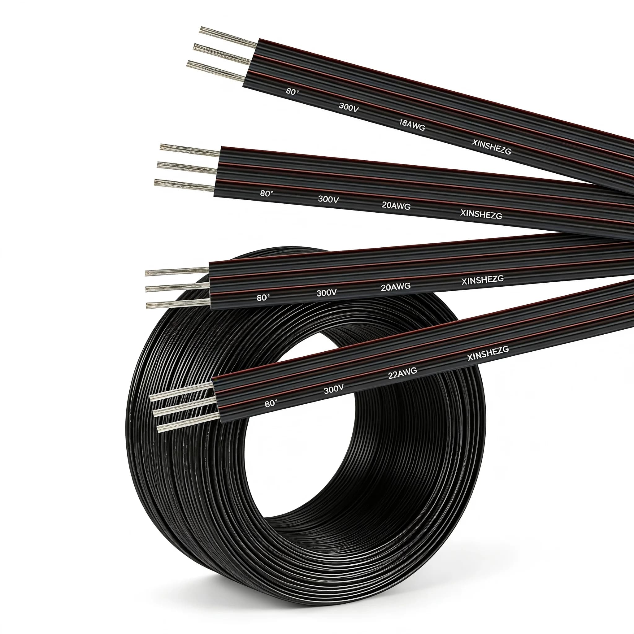Cavo di collegamento 12V 18 20 22 AWG a 3 pin in rame stagnato per strisce LED WS2811 WS2812B e driver per lampade automobilistiche