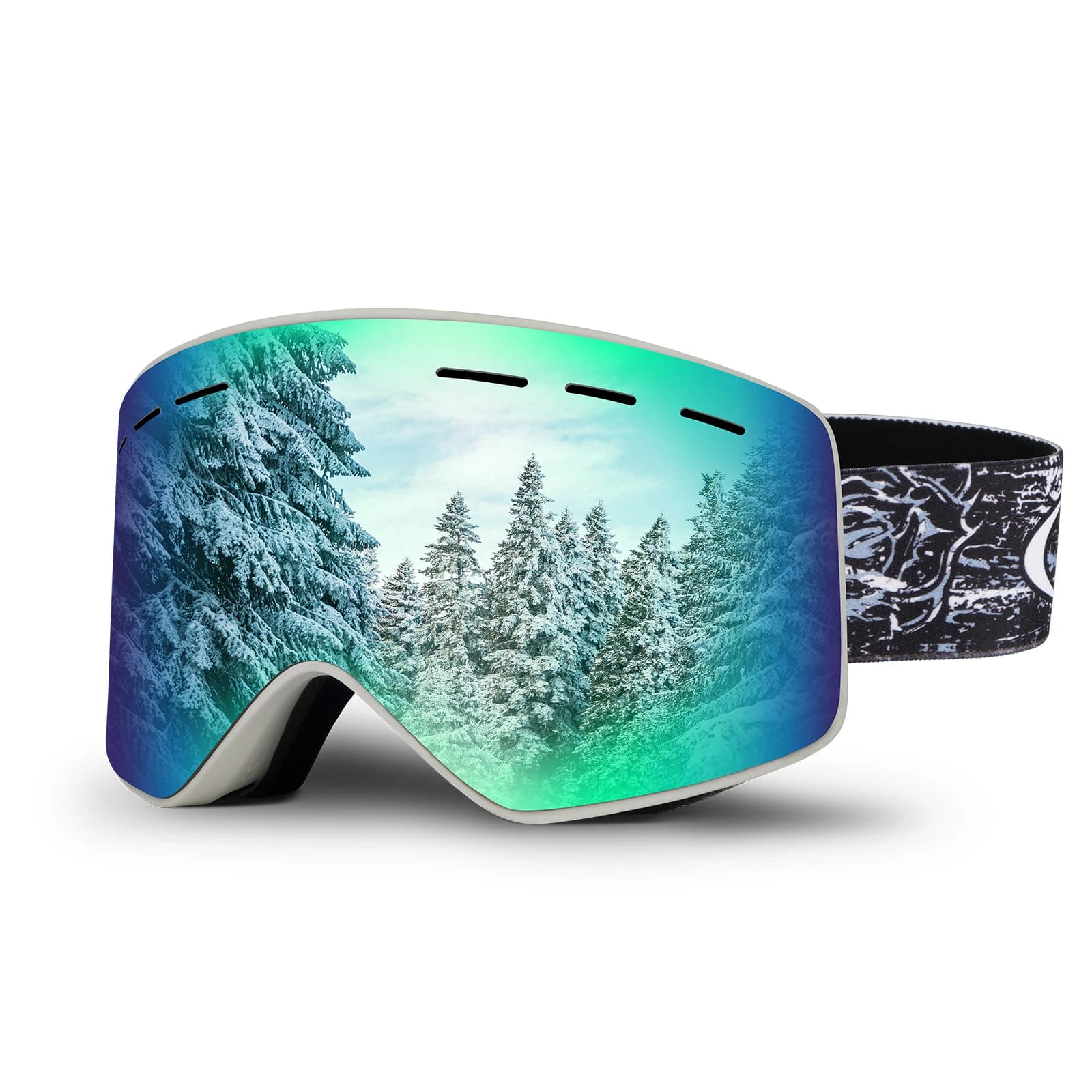 Occhiali da sci 2025 con lenti sostituibili Neve regolabile per occhiali sportivi Occhiali da sci personalizzati magnetici