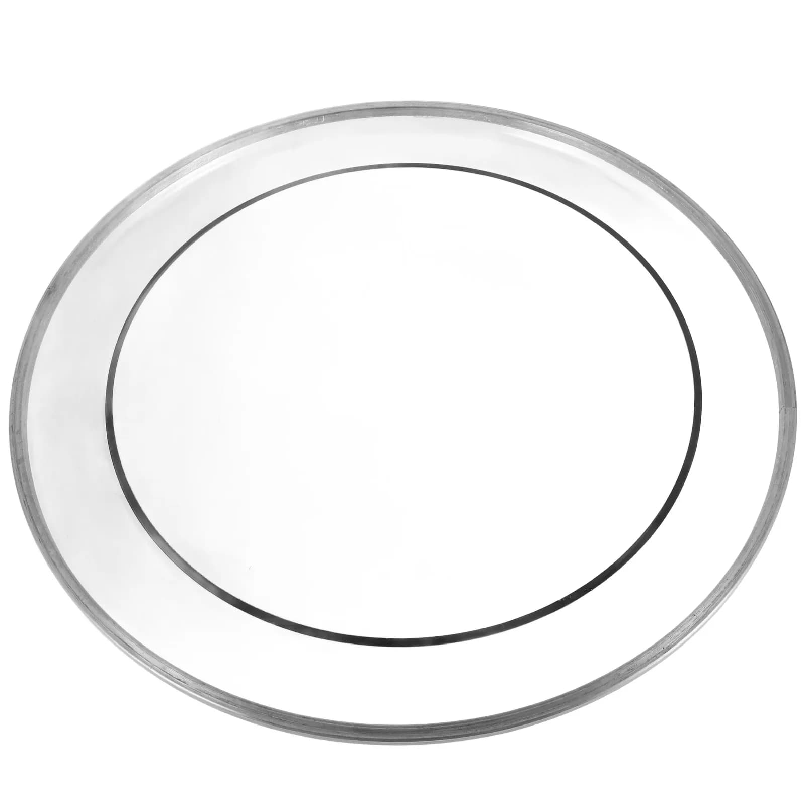 Pad di Pratica Silenzioso Bianco a Doppio Strato per Batteria, Accessori di Ricambio per Pelli di Tamburo Elettronico a Olio
