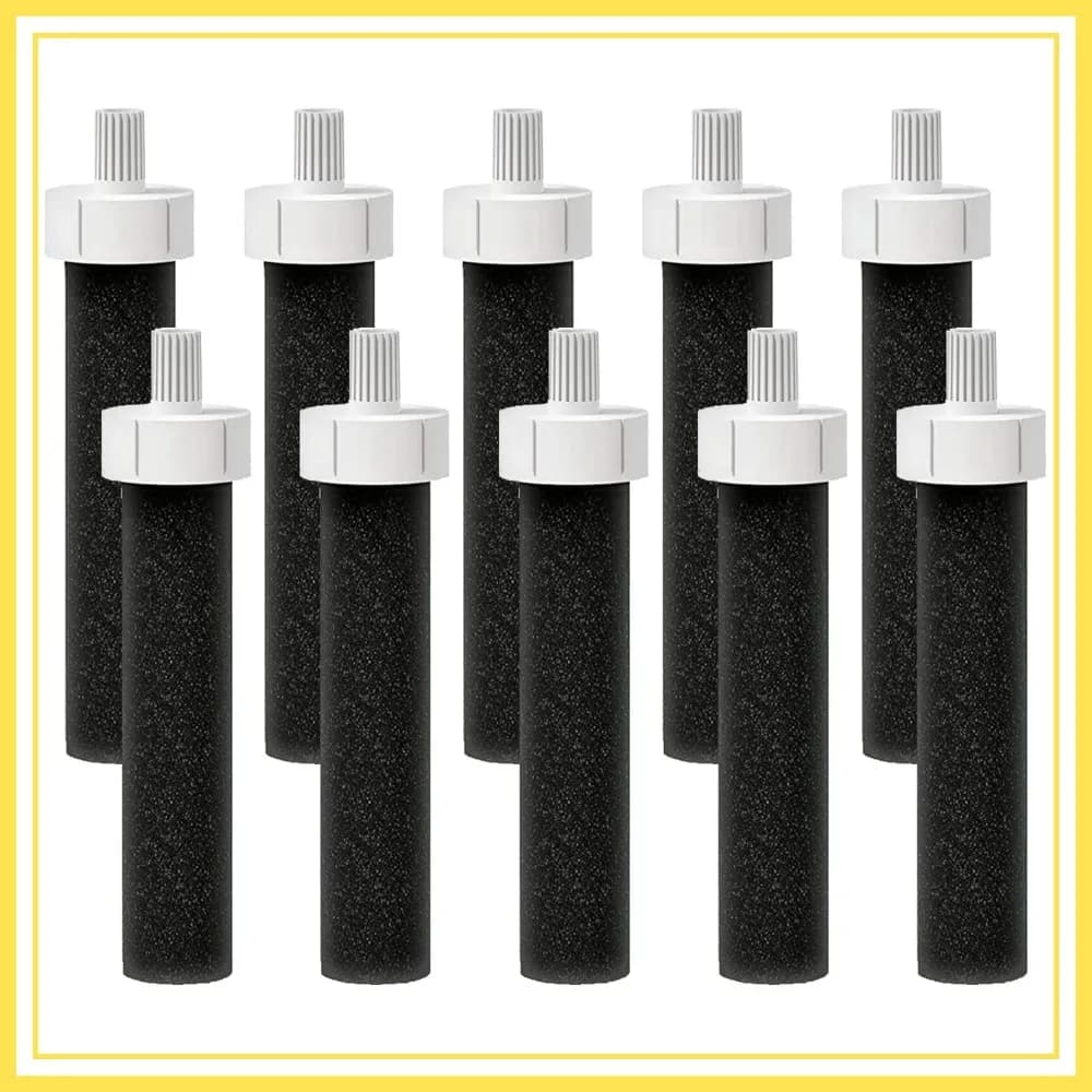Filtro per bottiglia d'acqua Waterdrop, ricambio per BB06, filtro per bottiglia rigida e in acciaio inossidabile, confezione da 10