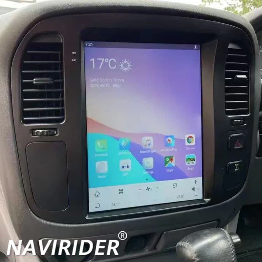12.1" Radio Android 13 Touch Screen For Toyota Land Cruiser 1999 2002 LC100 CarPlay GPS Stereo Car Multimedia Video Player 128GB