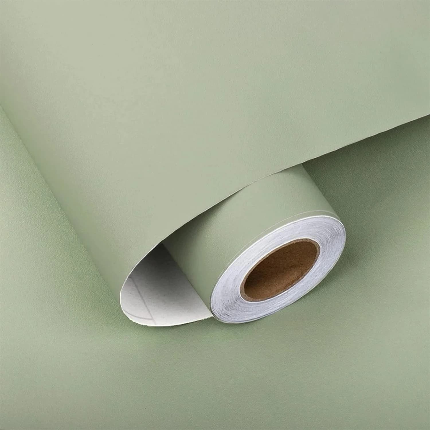 1/2/3/5/6M Pellicola autoadesiva Verde opaco Adesivo addensato Mobili da cucina per armadi Tavoli Muro Sfondi di ristrutturazione fai da te
