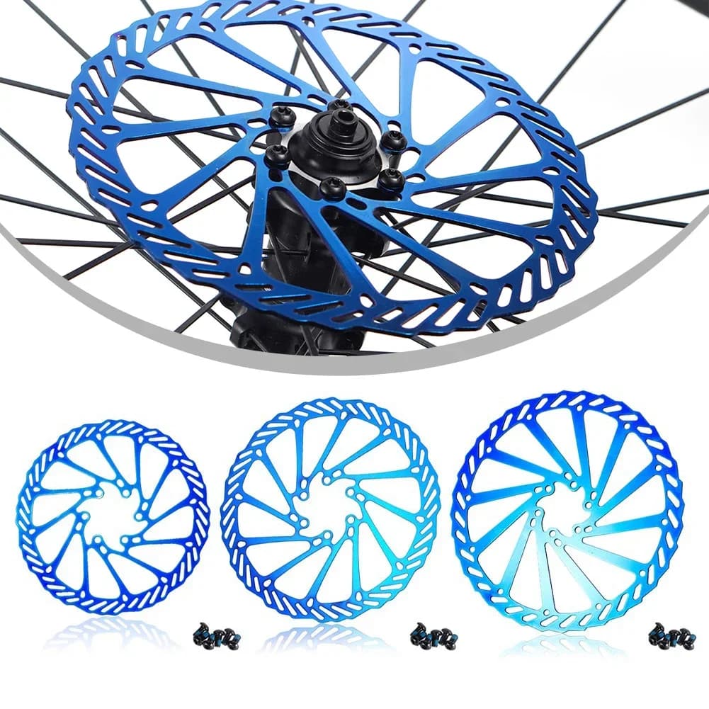 Avventure in bicicletta Pastiglia freno a 6 bulloni da 160 mm con bulloni inclusi Freno per bicicletta Mtb Freno in acciaio inossidabile Aggiornamenti rapidi