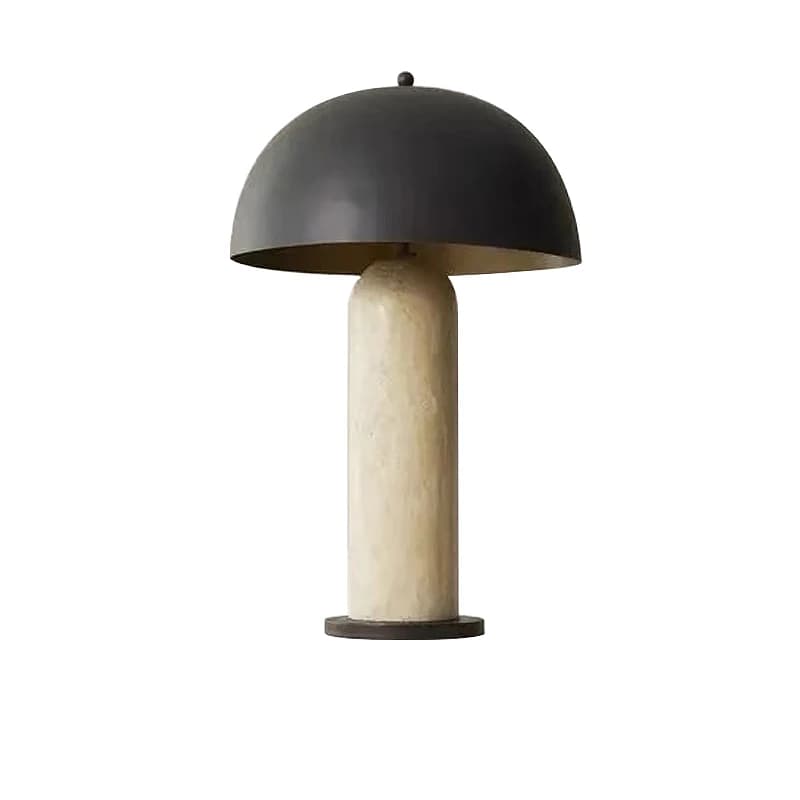 Lampada classica per decorazione da scrivania in pietra di grotta Decorazioni per la casa Soggiorno Camera da letto Articolo Lampade da tavolo in marmo vintage
