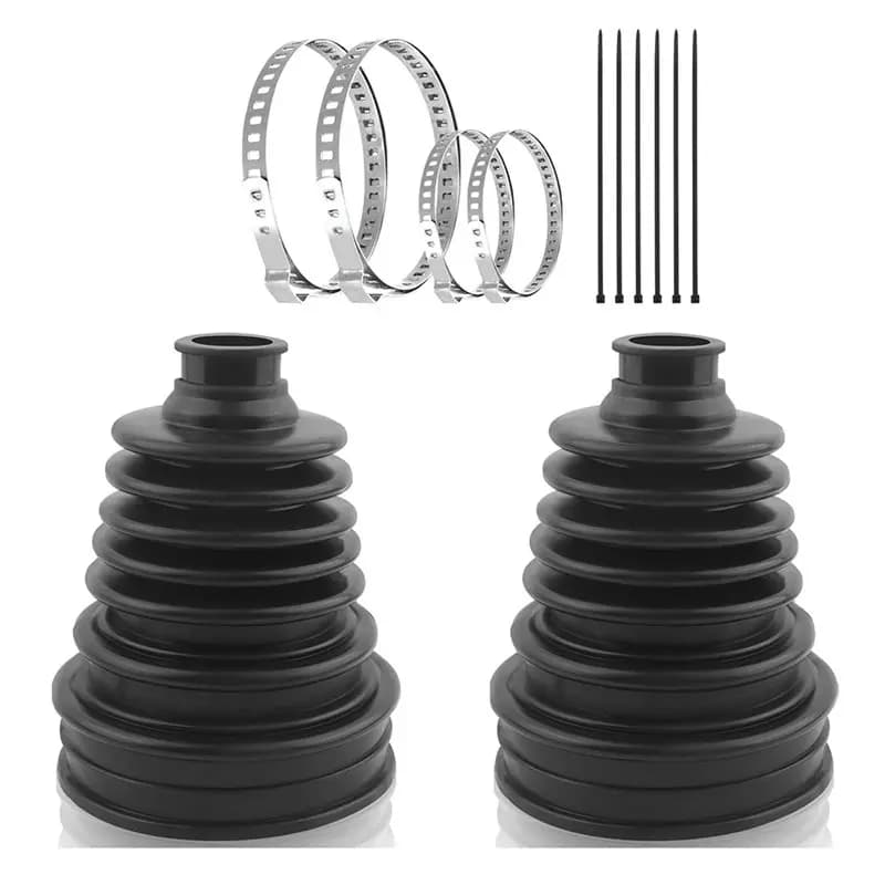Kit di Riparazione Cuffie CV ABVT-2PCS per Alberi da 19-24 mm, Kit di Riparazione Cuffie CV in Silicone con 4 Cuffie CV, 6 Morsetti e 6 Fascette per Cavi Inclusi