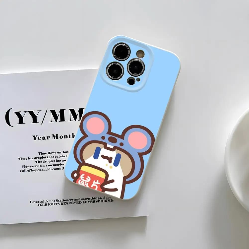Monthly Salary Cat Phone Case For IPhone 17 16 15 14 13 12 11 ProMax Soft Case Shockproof Bumper Cover Phone Silicone