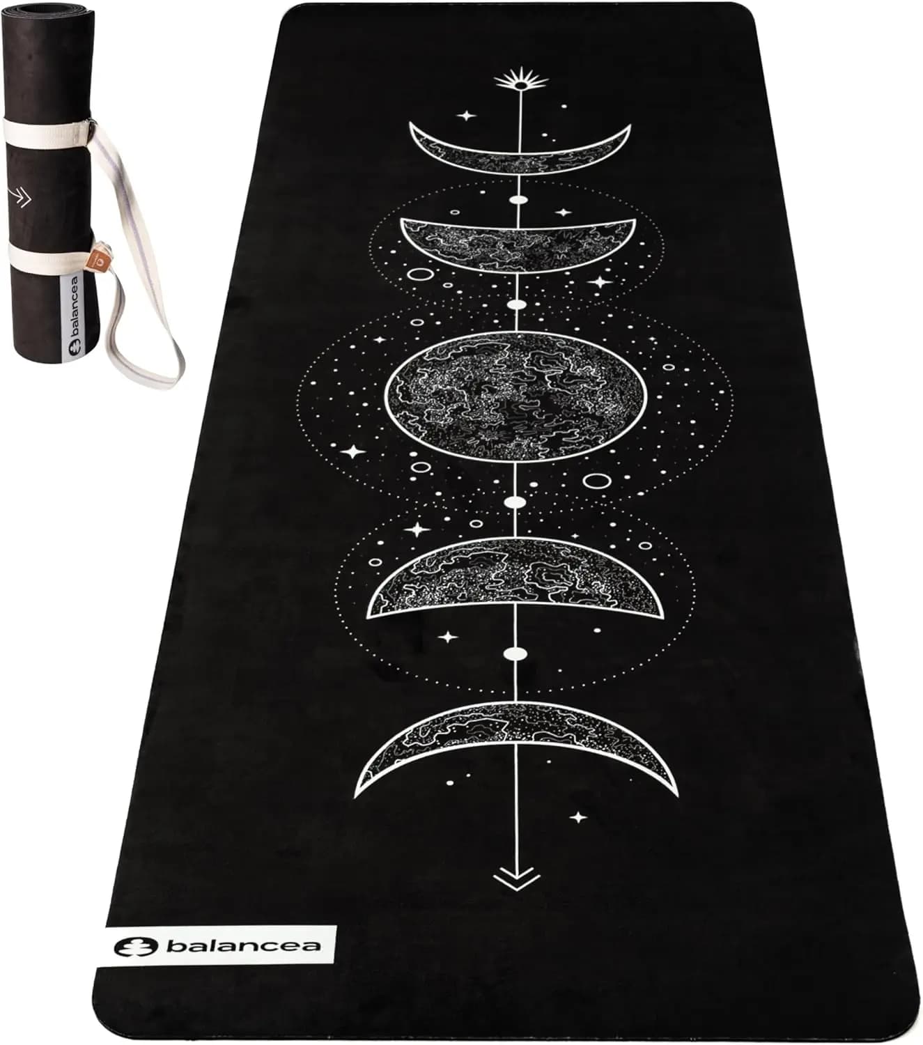 5mm Anti-slip Yoga Mat with Strap - Ecological TPE Fitness Mat for Home Gym, Pilates, Hot Yoga and Meditation