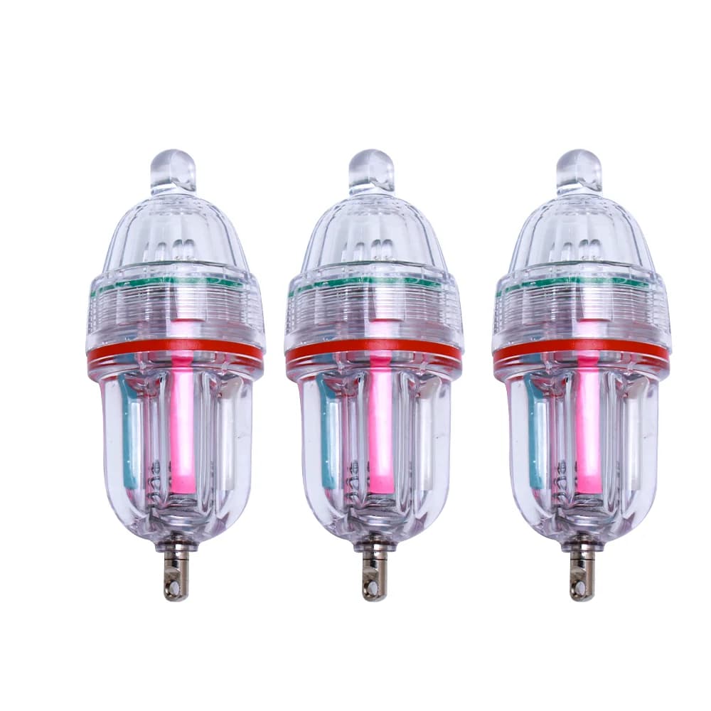 1 pc LED color fishing light, flashing underwater lure light, night fishing deepwater fish light, powerful light