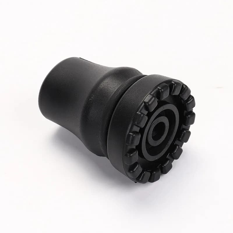 10 pcs Anti-slip Rubber Mat Anti-slip Stripper Stick Cane Bearings Lower Bearings Climbing Cover Trekking Trekking Palo Punta