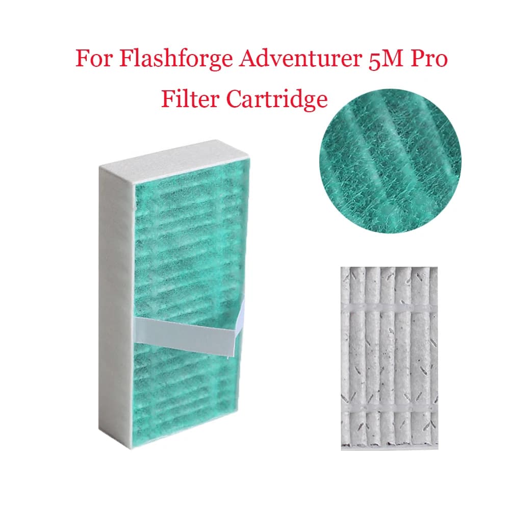 Cartuccia filtro per FLASHFORGE Adventurer 5M Pro Kit filtro aria stampante 3D Sistema di filtraggio dell'aria migliorato