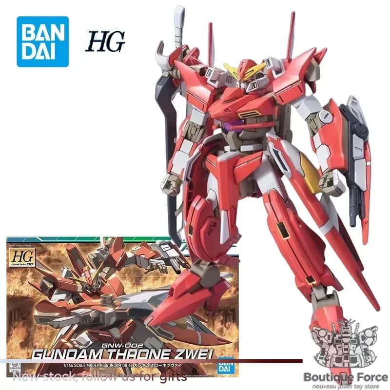Bandai Gundam Throne Drei HG 1/144 Action Figure Model Kit Ufficiale Mobile Suit Collection Giocattolo per Ragazzi Regalo di Compleanno