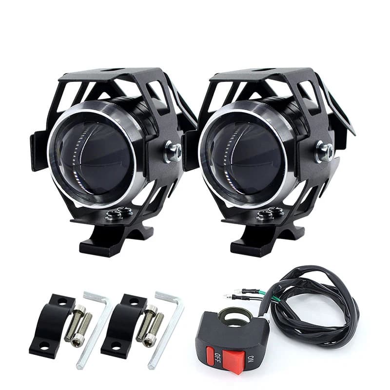 Accessori moto Fari Led Per Moto Led Halogens Benelli Trk 502x Accessori Croce Piastra Faro Tmax 530