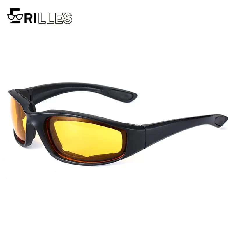 Occhiali da sci UV400, occhiali da sole sportivi fotocromatici antivento per ciclismo/snowboard, visione notturna antiappannamento con imbottitura in schiuma
