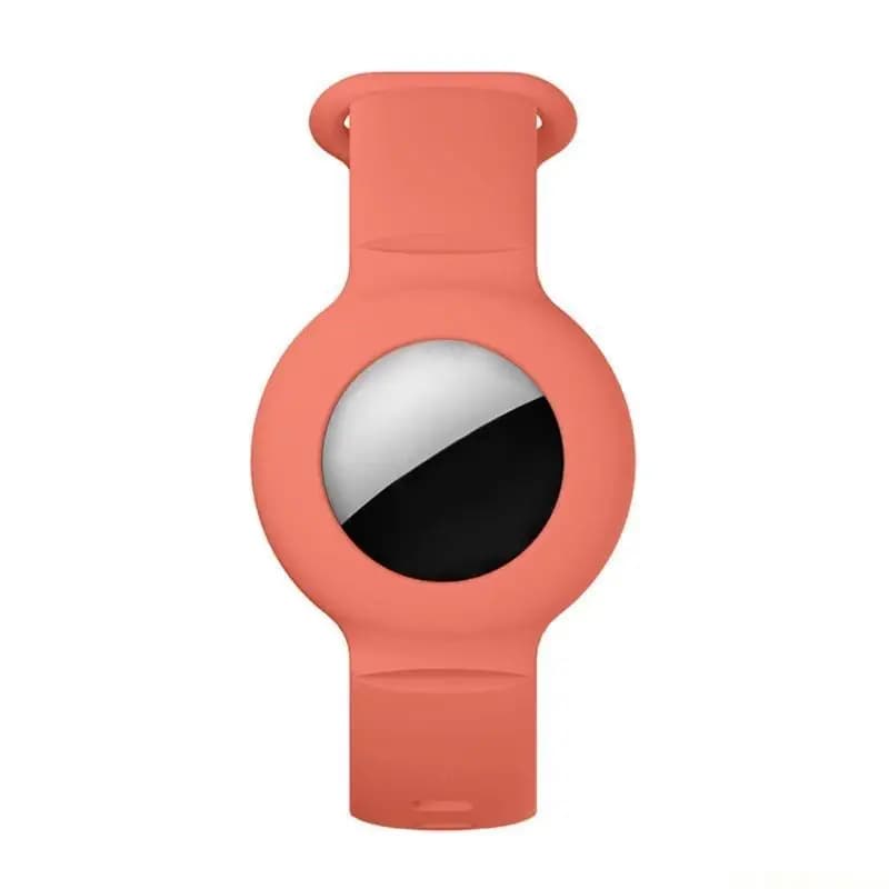E56B Silicone Watch Strap with Soft Strap for Kids/Elderly Air Tag