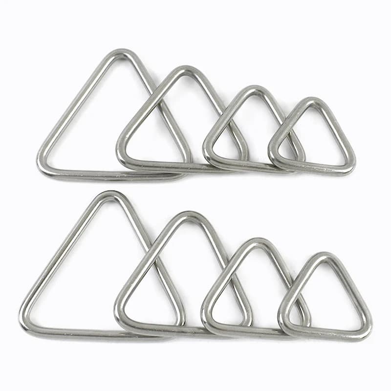 5/10/20 Pezzi Anelli a O da 25/30/40/50mm in Acciaio Inossidabile 304, Fibbie, Ganci per Borse, Moschettoni, Anelli Metallici, Fibbie per Cinghie, Ganci per Uncinetto
