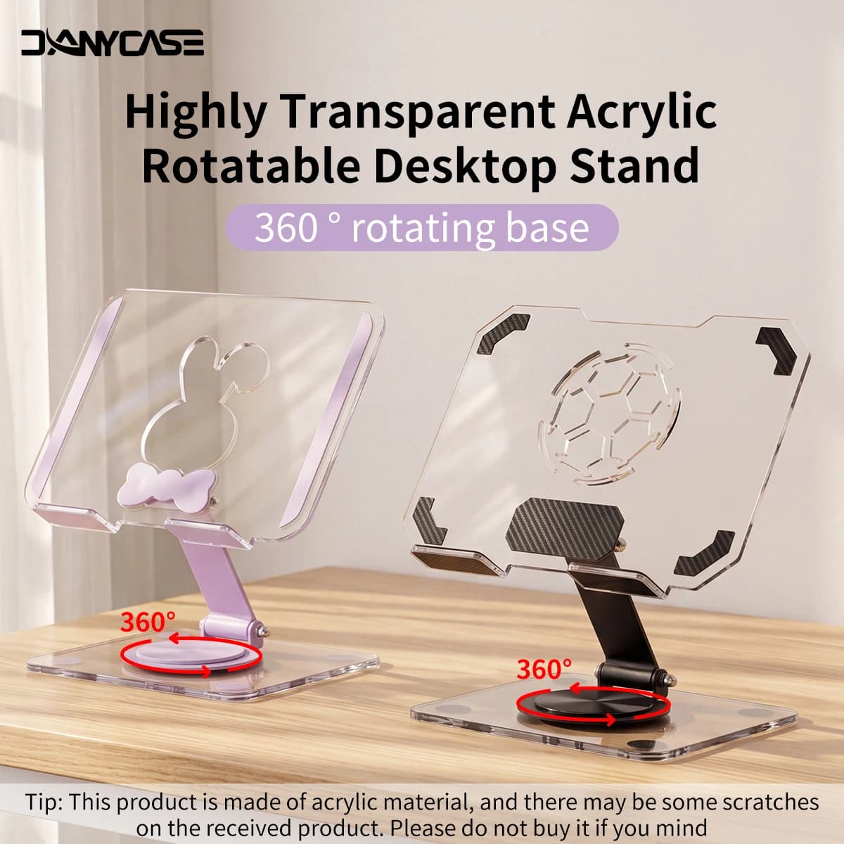 360 ° Supporto per tablet girevole, supporto da tavolo pieghevole regolabile, compatibile con tablet portatili iPad Pro/Air/Min da 8,7-12 pollici