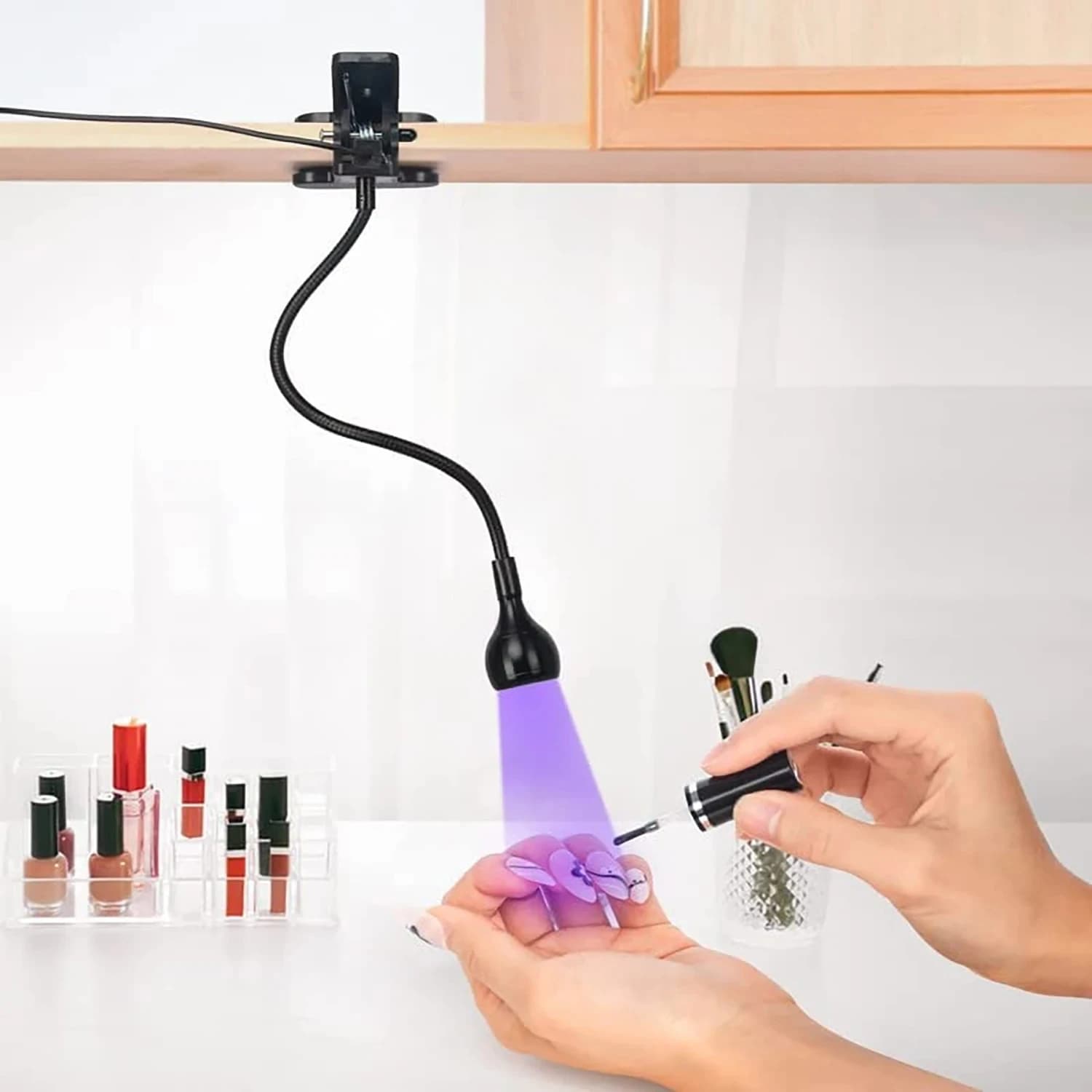 5V UV Gel Polymerizing Nail Lamp LED Desk Lamp UV light ultraviolet desk lamp black light Dryer for manicure UV polymerizing lamp for polymerizing Nail Art