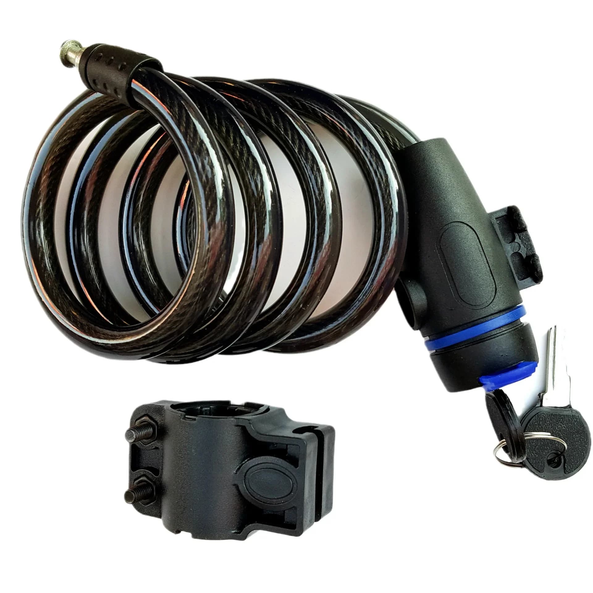 Lucchetto a catena per moto resistente Lucchetto per bici antifurto in metallo da 90 cm 2 chiavi per un massimo rinforzo di sicurezza della bicicletta