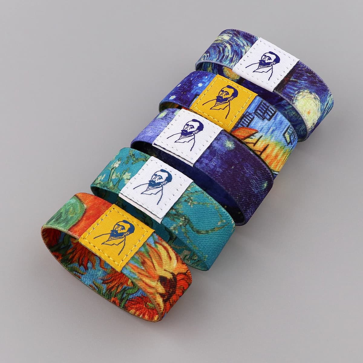 Braccialetti Van Gogh per donna uomo ragazza cinturino sportivo dipinti artistici cielo stellato bracciali e braccialetti regalo di gioielli per feste di compleanno