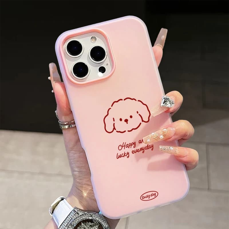 Custodia per telefono con motivo a cuccioli per Samsung Galaxy S26 S25 S24 S23 Ultra S21 FE S22 Plus A57 A56 A55 A54 A34 A36 A35