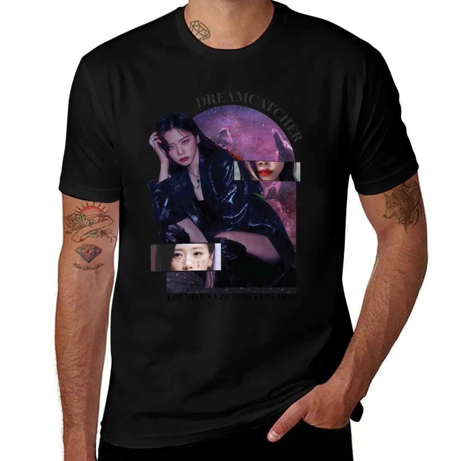 Dreamcatcher - Kim Minji (Jiu) T-Shirt Urban Style Print T-Shirt