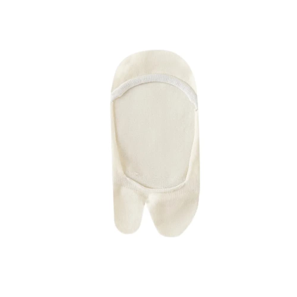 Calzini Tabi Invisibili in Cotone, Sottili, Antiscivolo, a Due Dita, Stile Giapponese, per Zoccoli e Scarpe Basse, da Ragazza