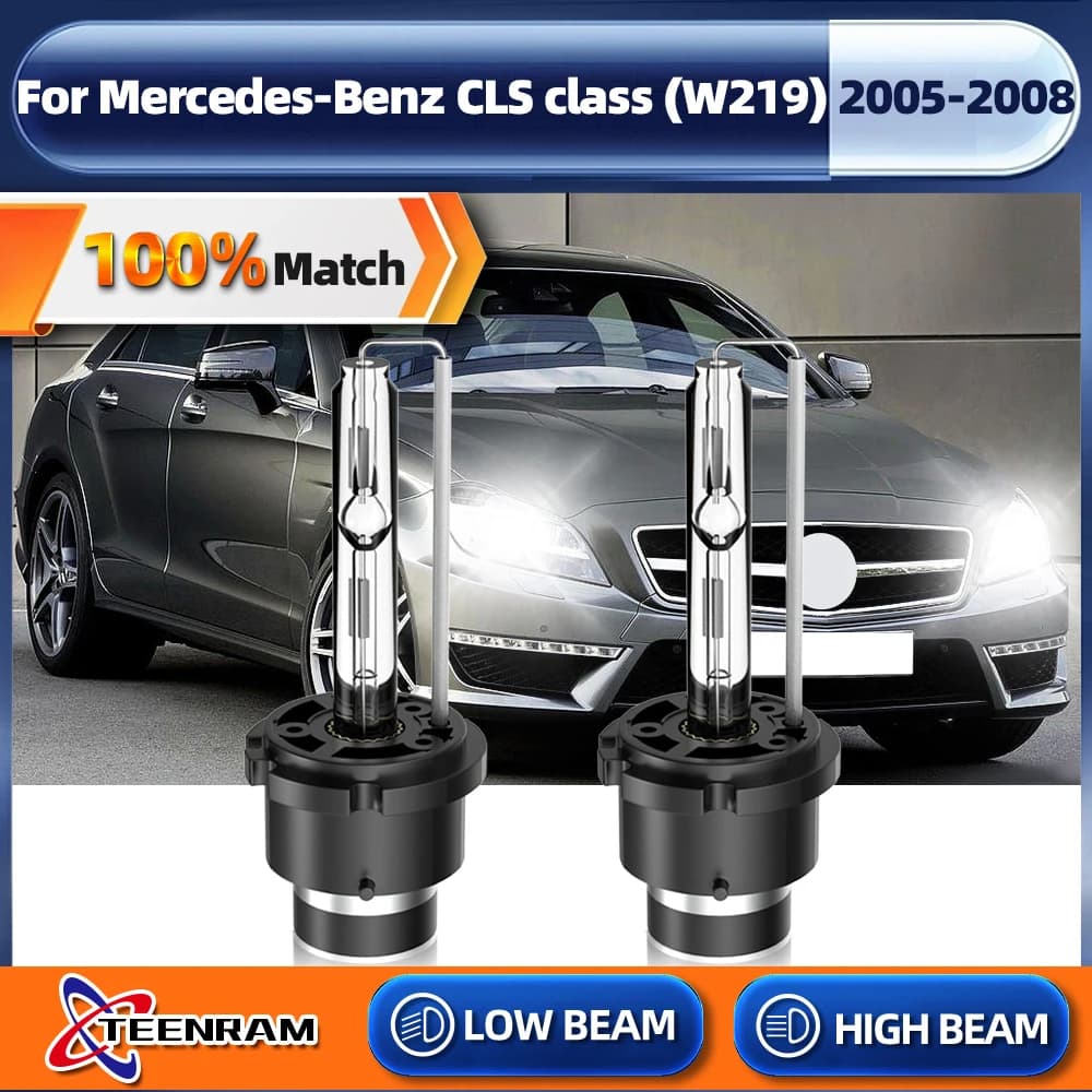 Lampadina per fari auto D2S Lampadina allo xeno HID 6000K 35W Lampadina per fari HID per Mercedes-Benz Classe CLS (W219) 2005 2006 2007 2008